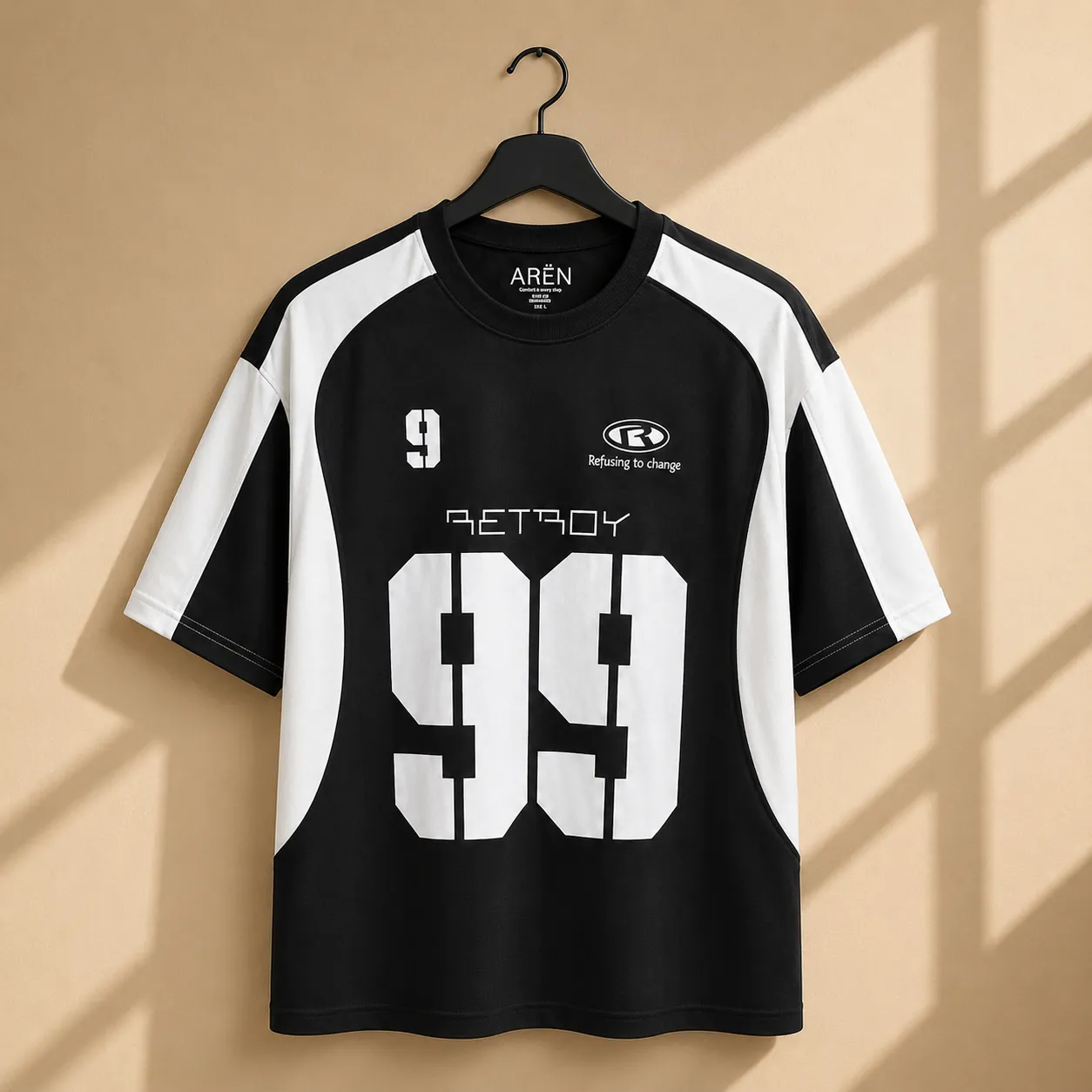 Black Retro 99 T- Shirt