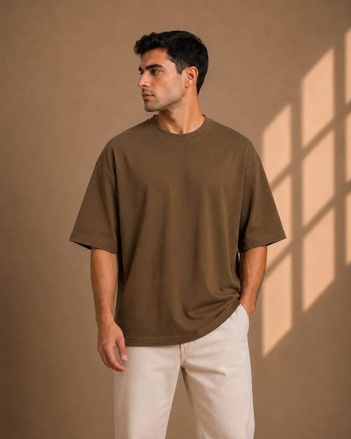 Olive Wood Oversize T-Shirt