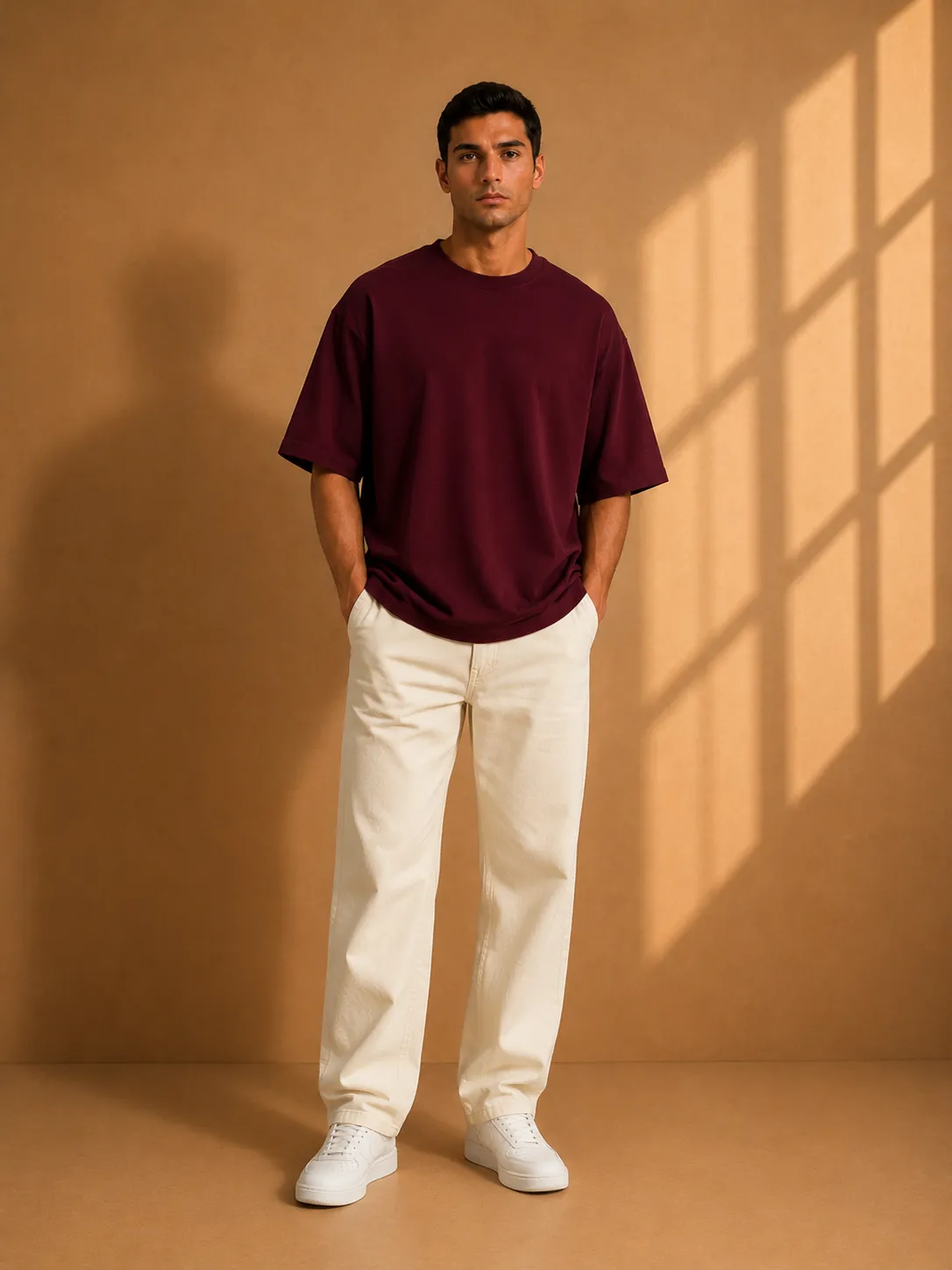 Burgundy Oversize T-Shirt